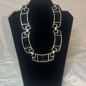 Silver & Black necklace